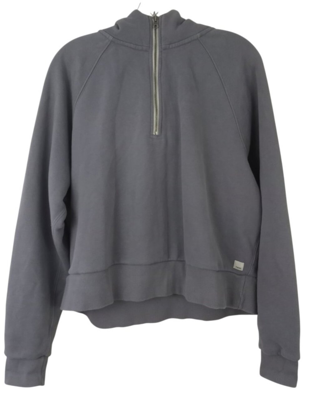 Vuori Restore Half Zip Hoodie Flint Restore Half Zip Hoodie Flint Gray Womens L